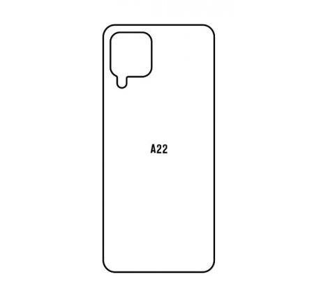 Hydrogel - matná zadná ochranná fólia - Samsung Galaxy A22 4G LTE