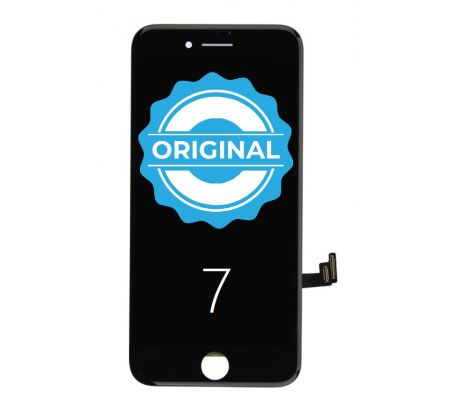 ORIGINAL Čierny LCD displej iPhone 7 + dotyková doska