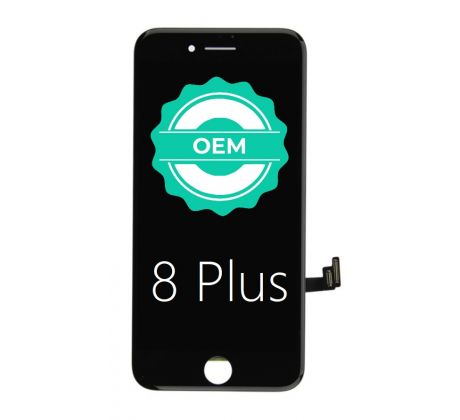 Čierny LCD displej iPhone 8 Plus + dotyková doska OEM