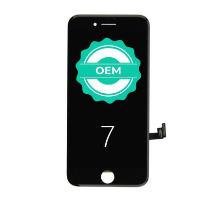 Čierny LCD displej iPhone 7 + dotyková doska OEM