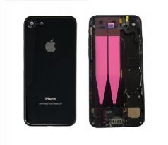 Zadný kryt iPhone 7 čierny/ Jet Black s malými dielmi