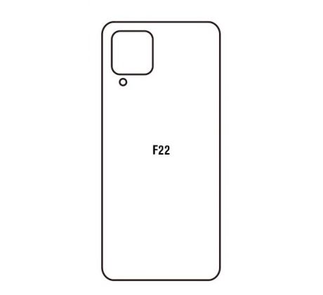 Hydrogel - zadná ochranná fólia - Samsung Galaxy F22