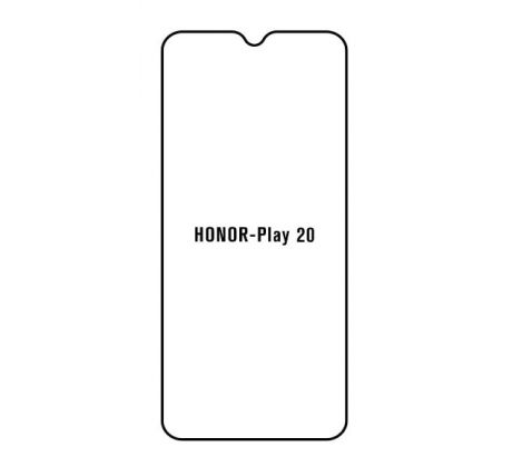Hydrogel - matná ochranná fólia - Huawei Honor Play 20