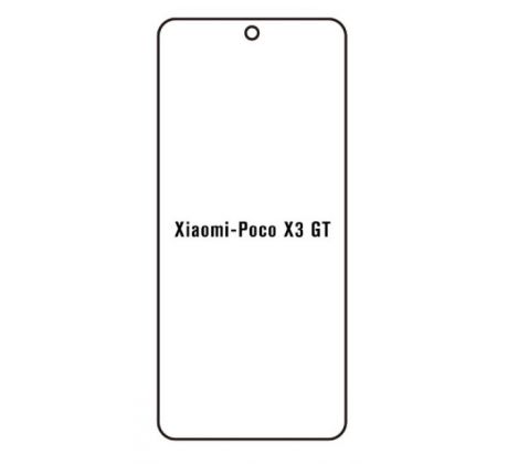 Hydrogel - matná ochranná fólia - Xiaomi Poco X3 GT