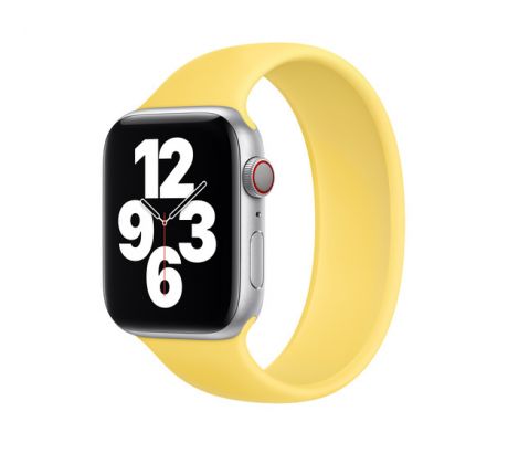 Remienok pre Apple Watch (38/40/41mm) Solo Loop, veľkosť S - žltý