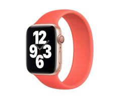 Remienok pre Apple Watch (42/44/45mm) Solo Loop, veľkosť M - červený - PINK CITRUS