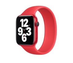 Remienok pre Apple Watch (42/44/45mm) Solo Loop, veľkosť M - červený (PRODUCT)RED™ 