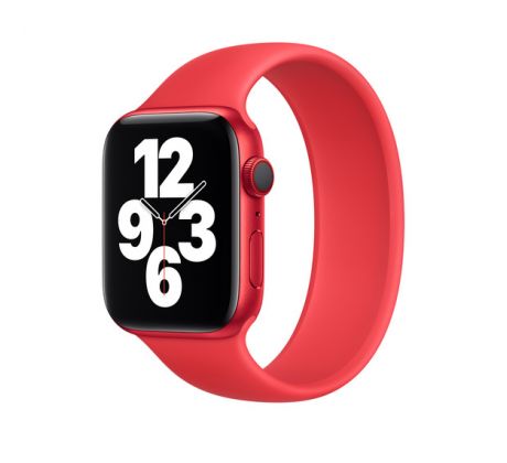 Remienok pre Apple Watch (38/40/41mm) Solo Loop, veľkosť M - červený (PRODUCT)RED™ 