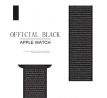 Remienok pre Apple Watch (42/44/45mm) Nylon, grey-black 