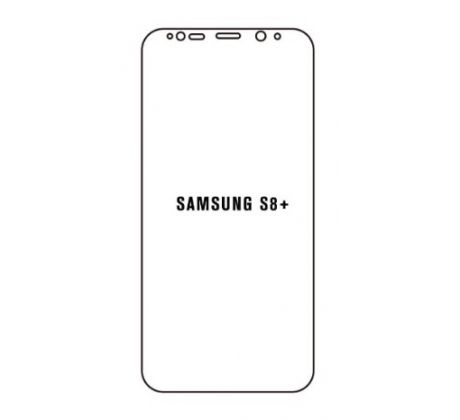 Hydrogel - matná ochranná fólia - Samsung Galaxy S8+ 