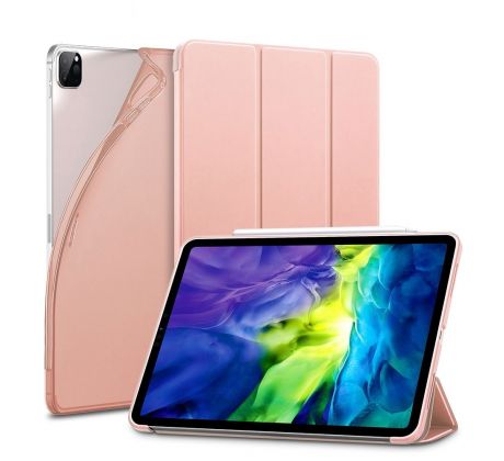 TriFold Smart Case - kryt so stojančekom pre iPad Pro 12.9" 2018/2020/2021 - ružový      