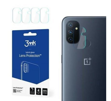 4x Hybridné ohybné ochranné sklo zadnej kamery - OnePlus Nord N100