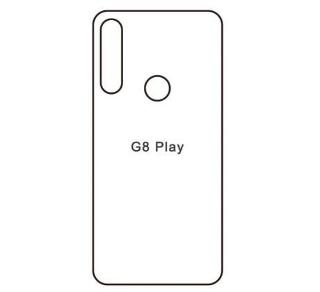 Hydrogel - matná zadná ochranná fólia - Motorola Moto G8 Play