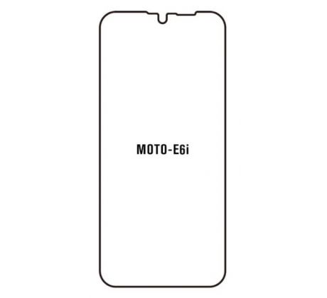 Hydrogel - Privacy Anti-Spy ochranná fólia - Motorola Moto E6i