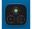 Náhradné sklo zadnej kamery - Motorola Moto E7