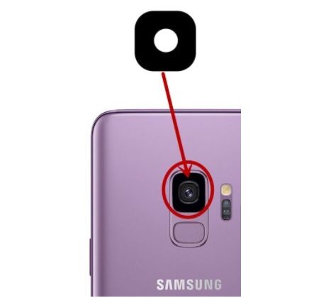 Náhradné sklo zadnej kamery - Samsung Galaxy S9