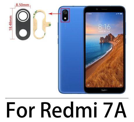 Náhradné sklo zadnej kamery - Xiaomi Redmi 7A