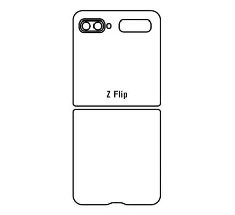 Hydrogel - matná zadná ochranná fólia - Samsung Galaxy Z Flip 