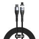 Baseus Zinc - 1-metrový magnetický nylonový USB Type C - Lightning kabel Power Delivery 20W