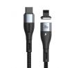 Baseus Zinc - 1-metrový magnetický nylonový USB Type C - Lightning kabel Power Delivery 20W
