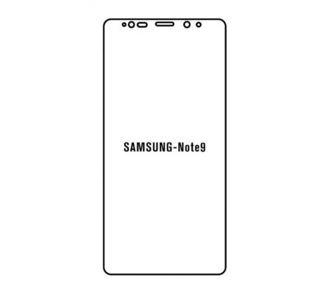Hydrogel - matná ochranná fólia - Samsung Galaxy Note 9