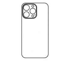 Hydrogel - zadná ochranná fólia - iPhone 13 Pro Max - typ 2