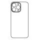 Hydrogel - zadná ochranná fólia - iPhone 13 Pro - typ výrezu 3