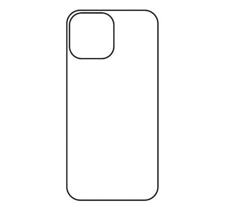 Hydrogel - zadná ochranná fólia - iPhone 13 mini - typ výrezu 2