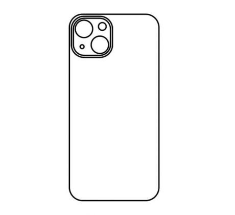 Hydrogel - zadná ochranná fólia - iPhone 13 mini - typ výrezu 3