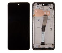 LCD Displej + Dotykové sklo Xiaomi Redmi Note 9 Pro Black (Service Pack)