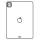 Hydrogel - zadná ochranná fólia - Apple iPad Pro 11 (2021), typ výrezu 2