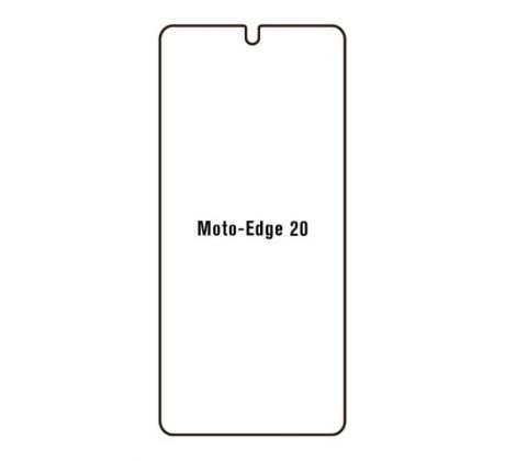 Hydrogel - matná ochranná fólia - Motorola Edge 20 