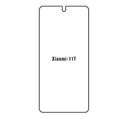 Hydrogel - matná ochranná fólia - Xiaomi 11T