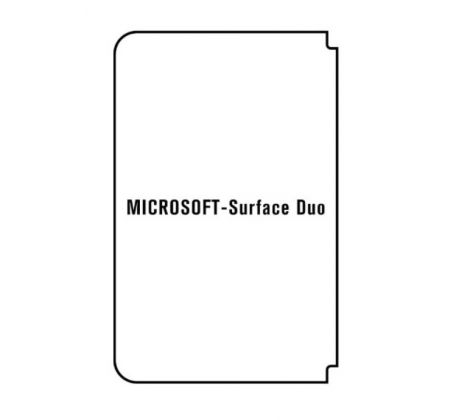 Hydrogel - ochranná fólia - Microsoft Surface Duo - ľavá strana