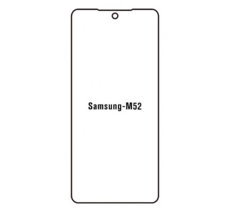 Hydrogel - matná ochranná fólia - Samsung Galaxy M52 5G