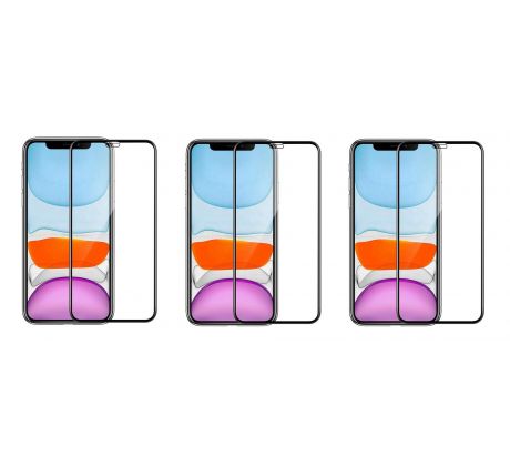2+1 ZADARMO! 3PACK Ochranné tvrdené sklo - Apple iPhone XR/iPhone 11