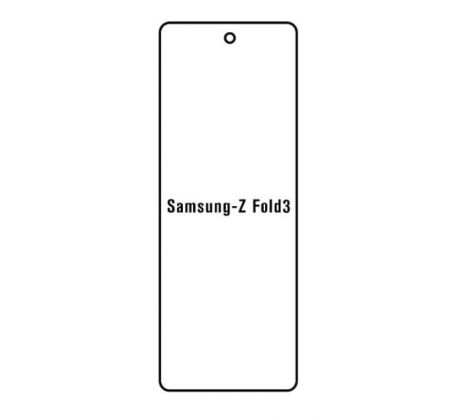 Hydrogel - matná ochranná fólia - Samsung Galaxy Z Fold 3 5G (predná vonkajšia)