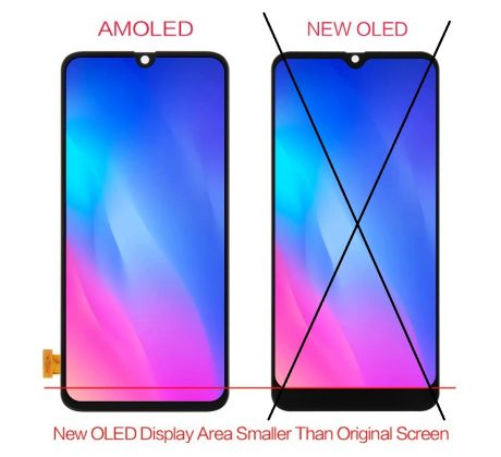 OLED displej pre Samsung Galaxy A70 (full size OLED)