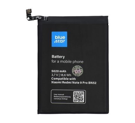 Batéria Xiaomi Redmi Note 9 Pro (BN52) 5020 mAh Li-Ion Blue Star