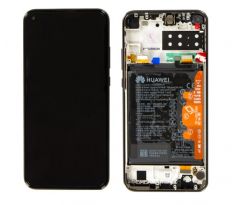 Huawei P40 Lite E displej + dotyková doska Midnight Black (Service Pack)