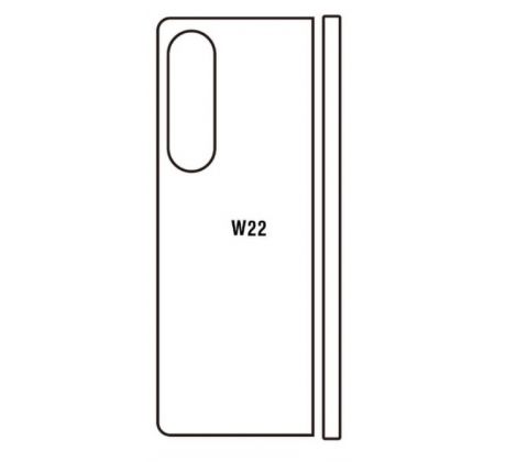 Hydrogel - matná zadná ochranná fólia - Samsung Galaxy W22 5G