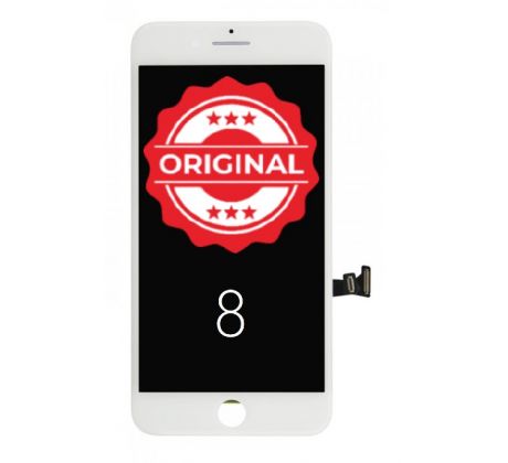 REFURBISHED - Repasovaný original LCD displej iPhone 8 - biely