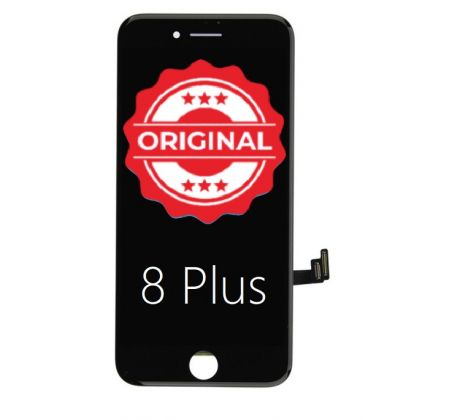 REFURBISHED - Repasovaný original LCD displej iPhone 8 Plus - čierny