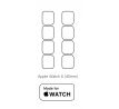 Hydrogel - 8x matná ochranná fólia - Apple Watch 6 (40mm) 