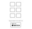 Hydrogel - 6x matná ochranná fólia - Apple Watch 1/2/3 (42mm)  