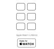 Hydrogel - 6x matná ochranná fólia - Apple Watch 5 (40mm) 