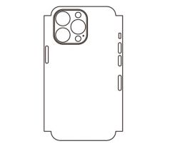 Hydrogel - zadná ochranná fólia (full cover) - iPhone 13 Pro Max - typ 4