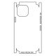 Hydrogel - zadná ochranná fólia (full cover) - iPhone 13 Pro Max - typ výrezu 7