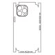 Hydrogel - zadná ochranná fólia (full cover) - iPhone 13 Pro Max - typ výrezu 9