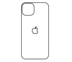 Hydrogel - zadná ochranná fólia - iPhone 13 - typ výrezu 4